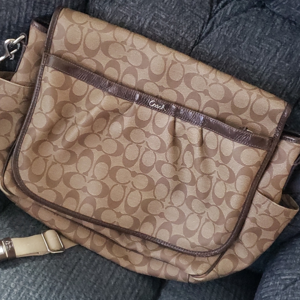 Authentic Coach Diaper Bag